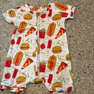 6-12 mos Little Sleepies Foodie Shorty